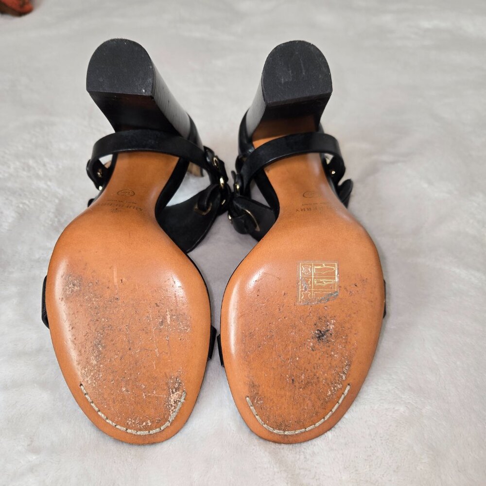 Mulberry Leather Sandals black, Size EU 37.5, made in Italy - Picture 9 of 12